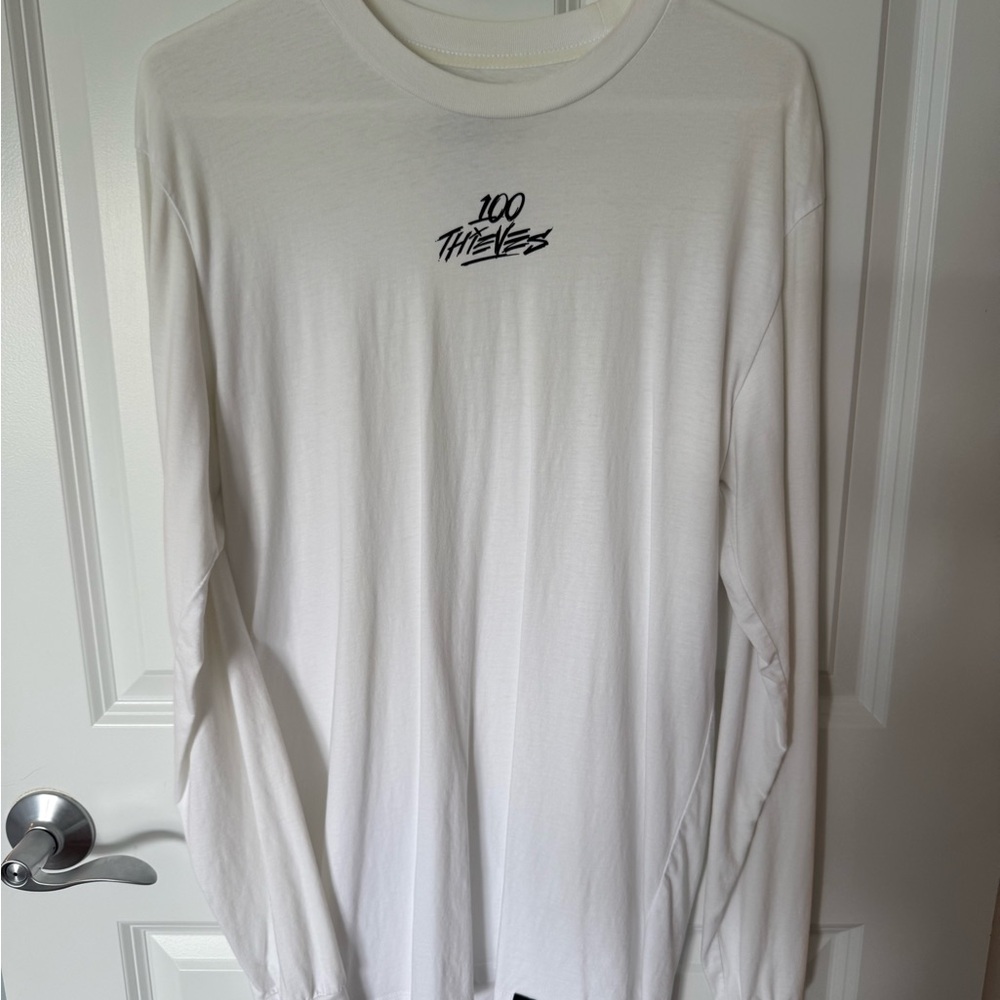 White Short Sleeve Tee with Crew Neck